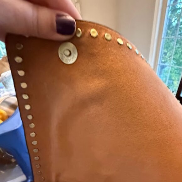 Jen & Co Indigo Vegan Leather Backpack/Shoulder bag Light Brown/Tan - Picture 7 of 15